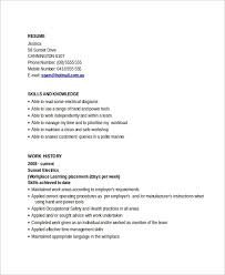 A resume is a document that contains information about an individual's educational background, work or professional experience, and other relevant information. Free 7 Sample Electrician Resume Templates In Pdf Ms Word