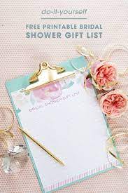 Gold monogram initial necklace bridesmaid gift. Print This Darling Floral Bridal Shower Gift List For Free Bridal Shower Gift List Bridal Shower Gift List Printable Bridal Shower Gifts