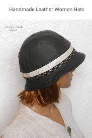 Women S Black Hat Leather Winter Hat Small Brim Hat Etsy In 2021 Winter Hats For Women Black Leather Hat Summer Hats For Women