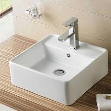 Cuba De Apoio Banheiro Lavabo Sobrepor Quadrada De Porcelana Ceramica Louca C271 Premierdecor Cuba De Apoio Cuba Banheiro Cuba De Banheiro Quadrada