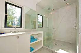Often they are attached to a master bedroom and contain all four services that define a full bathroom: A Window Above The Bathroom Sink Feature Or Flaw