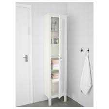 Show off or hide away? Hemnes High Cabinet With Mirror Door White 49x31x200 Cm Ikea