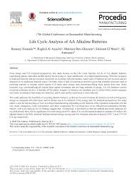If you decide to replace alkaline energizer e2 lithium aa batteries produce 1.5 volts, so they can be used to replace any regular alkaline aa units in most cases. Pdf Life Cycle Analysis Of Aa Alkaline Batteries