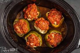 Paleo Stuffed Peppers Easy Healthy Slow Cooker Dinner Recipe