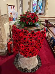Many thanks to Janet Fowler for decorating the Lych gate and Ailsa Thomas  and Sue Susan Rees for decorating the church. Our Remembrance service  begins at 10.45.