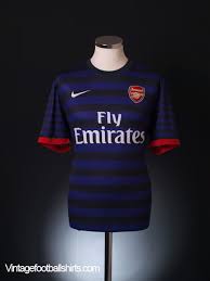 The bold purple represents arsenal's royal roots and the red cuffs honor arsenal's more traditional red. 2012 13 Arsenal Away Shirt Mint M For Sale