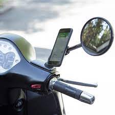 Pleasing designs and top brands of motorcycle phone holder. Sp Connect Mirror Mount Mount Your Phone To Your Scooter