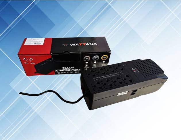 Regulador Wattana 1200Va - 8 Salidas