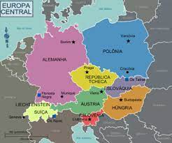 A república da áustria é um país situado na europa central. Mapa Da Europa Central Pesquisa Google Budapeste Liubliana Europa Central