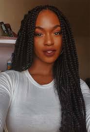 Black And Brown Box Braids Big 61 Badass Box Braids To Inspire Box Braid Hairstyles Guide In 2020 Box Braids Hairstyles Medium Hair Braids Black Box Braids