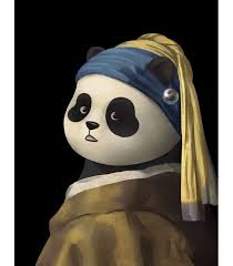 When Pandas Meet Arts Panda Artwork Panda Art Panda Drawing