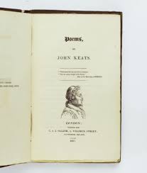 Poems John Keats First Edition 1817 Rare Books Unique Book Keats