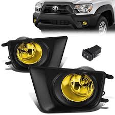 12 15 Toyota Tacoma Amber Lens Fog Lights W Bezel Switch Bulbs Toyota Tacoma Tacoma Fog