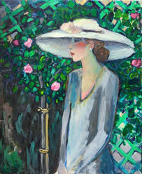 Jean Pierre Cassigneul Dans Le Jardin 1996 Ca 1996 Artsy Original Oil Painting Art Sale Artwork