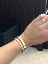 Show Me Your Classic Love Bracelets Stacked With Smalls Love Bracelets Jewelry Show Cartier Love Bracelet