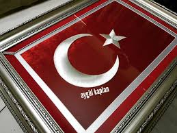 marasisi turk bayrak tablo vatan seref emek mutluluk ask osmanli istanbul kaplan