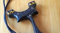 A unique bespoke utahraptor catapult slingshot - YouTube