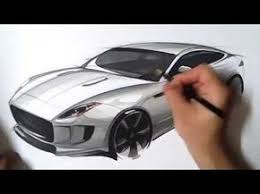 Birds Eye View Drawing Car 