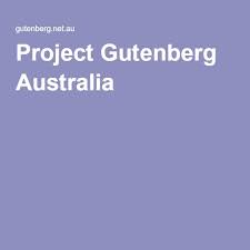 Project Gutenberg Australia Books Australia Homeschool History Australia