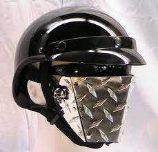 Metal Face Mask Jpg 356 343 Pixels Custom Bike Helmets Motorcycle Helmets Bike Helmet