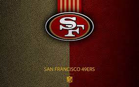 Maybe you would like to learn more about one of these? Download Wallpapers San Francisco 49ers 4k American Football Logo Leather Texture San Francisco California Usa Emblem Nfl National Football League Western Division San Francisco 49ers Nfl 49ers Sports Wallpapers