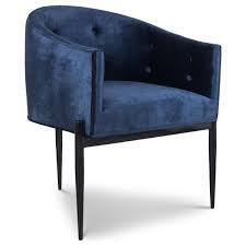 Art Deco Dining Chair In Brussels Midnight Velvet Art Deco Dining Chair Dining Chairs Luxury Dining Room