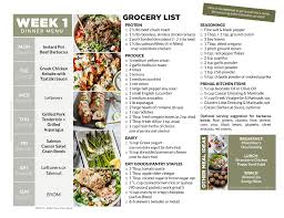 Are you looking for some healthy family meals on a budget? 2 Week Healthy Meal Plan With Grocery List The Real Food Dietitians