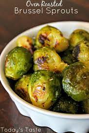 Today S Taste Oven Roasted Brussel Sprouts Frozen Brussel Sprouts Recipe Sprout Recipes Roasted Brussel Sprouts Oven