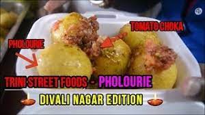 Trini Street Foods Pholourie At Popo S Roti Hut Youtube Food Street Food Soul Food