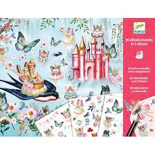 Hier zijn mooie plaatjes van barbie fairytopia om te downloaden, printen en in te kleuren. Djeco Krasplaatjes Elfjes Feeen Wereld 4 8 Jaar De Speelgoedwinkel