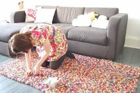 Um sucherzugehen, wählen sie am besten einen doppelknoten. Diy Teppiche Und Fussmatten Bunt Wohnen