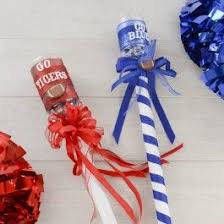 Diy Game Day Noise Makers School Spirit Crafts Team Spirit Crafts Noise Makers