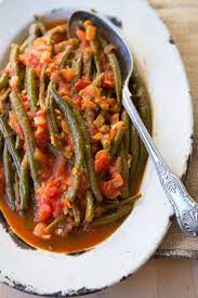 Turkish Stewed Green Beans The Minimalist Vegan Recipe Turkish Recipes Recipes Green Beans