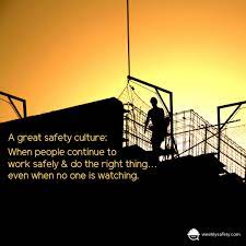 Safety is something that happens between your ears, not something you hold in your hands. All Safety Quotes Courtesy Of The Team At Weeklysafety Com