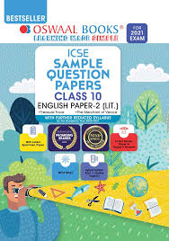 Latest Reduced Oswaal Icse Sample Paper Class 10 English Paper 2 Literature Highly Recommended