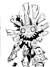 Majora's mask stamp :: Behance