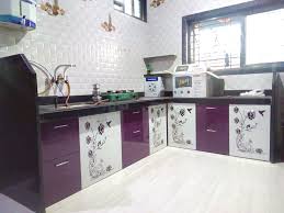 kitchen trolley flower design