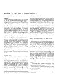 Pdf Polyphenols Food Source And Bioavailability