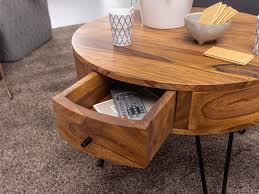Suchen sie nach möbel, wohnen oder inserieren sie einfach und kostenlos ihre anzeigen. Wohnling Couchtisch Sheesham Massivholz Metall 60x44 5x60 Cm Tisch Wohnzimmer Design Beistelltisch Mit Schubladen