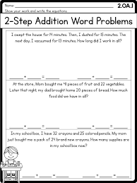 Use of shapes to help creating contrast and offset for your text from background. Oa Word Problems Worksheets Long Division 4th Grade 3rd Free Jaimie Bleck