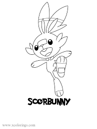 Each printable highlights a word that starts. Pokemon Sword And Shield Scorbunny Coloring Pages Pokemon Coloring Pages Pokemon Pokemon Sword And Shield