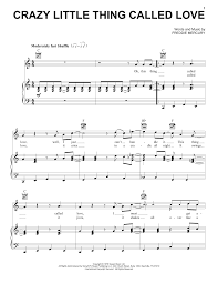 And take a long ride on my motor bike. Queen Crazy Little Thing Called Love Sheet Music Pdf Notes Chords Pop Score Piano Chords Lyrics Download Printable Sku 87351