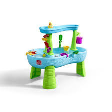Step2 Rain Showers Splash Pond Water Table For Kids Walmart Com Kids Play Set Water Play For Kids Rain Shower