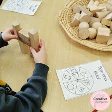 Teaching 3d Shapes In Kindergarten With Hands On Activities Creative Kindergarten Shapes Math Centers Shapes Kindergarten Shape Activities Kindergarten