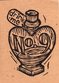Love Potion Number 9 Linocut Valentines Day Card 3 50 Via Etsy Love Potion Number 9 Tattoo Perfume Bottle Tattoo