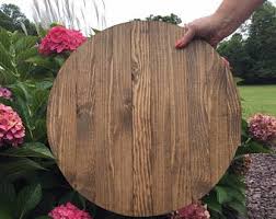 Custom made round table and desk tops in select hardwoods and lengths, 1.75 inches thick. Round Table Top Etsy