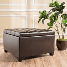 Kensington leather square storage ottoman coffee table. Button Tufted Leather Square Storage Ottoman Coffee Table Nh483992 Noble House Furniture