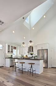 vaulted ceiling kitchen, contemporary