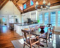 Window Bump Out Vaulted Ceiling Kitchen Vaulted Ceiling Lighting Kitchen Ceiling Lights