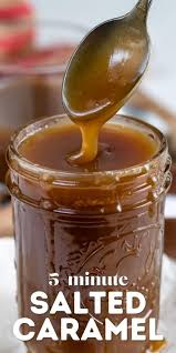 5 Minute Salted Caramel Sauce Recipe Homemade Caramel Sauce Sweet Sauce Dessert Sauces